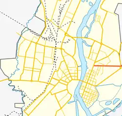 На карте города