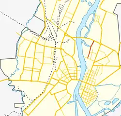 На карте города