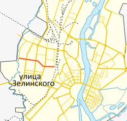 На карте города