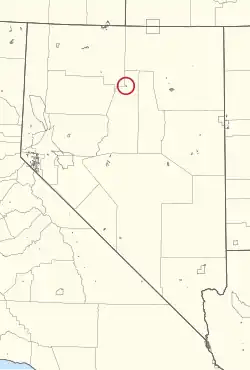 Батл-Маунтин на карте