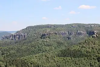 «Обезьяньи скалы» недалеко от Бад-Шандау