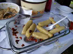 Капытка в жареном беконе (Польша)