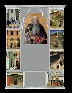 Алтарь Святого Антония-аббата. Реконструкция