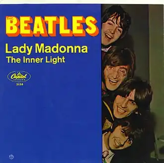 Обложка сингла The Beatles «Lady Madonna» (1968)
