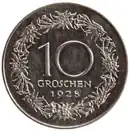 10 Groschen Vorderseite