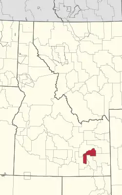 Форт-Холл на карте