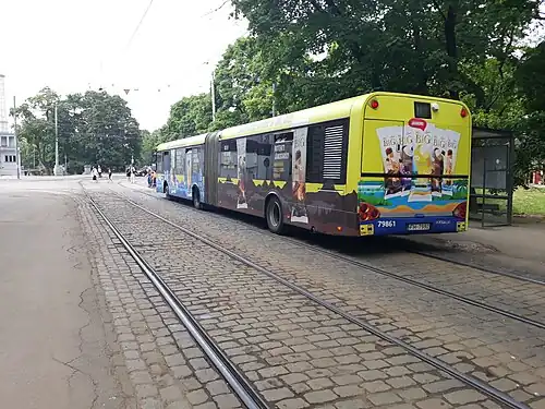 Автобус 11T, заменяющий трамвай