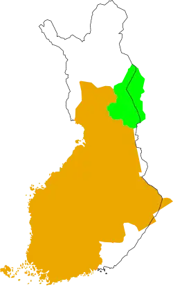 Присоединение территории Финляндии в 1775 г.