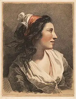 Портрет молодой женщины. 1786. Карандашная манера.