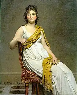 Ж.-Л. Давид. Портрет мадам де Вернинак[англ.]. 1799. Лувр, Париж.