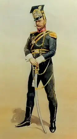 Офицер 17-го литовского уланского полка 1813 г.