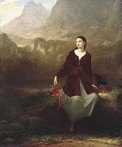 Испанская девочка в задумчивости, 1831
