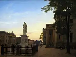 Новая Караульня на Унтер-ден-Линден в Берлине. 1833. Холст, масло. Старая национальная галерея, Берлин