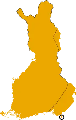 Уменьшение территории Финляндии в 1842 г.