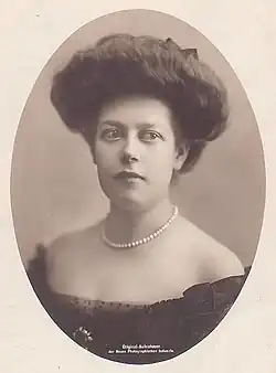 Фотография принцессы Марии Антуанетты Мекленбургской.