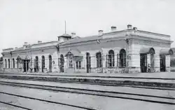 Здание вокзала в 1912 году