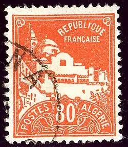 80 сантимов (Mi #51; Yt #50)