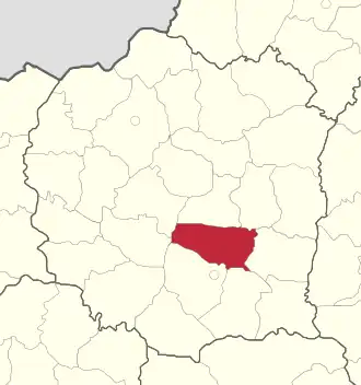 Городищенский район на карте