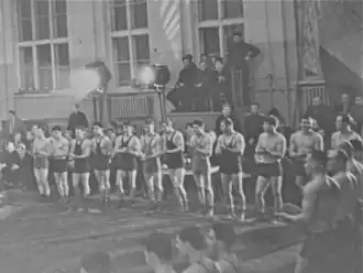 Чемпионат СССР по самбо 1958 г. Награждение призёров.