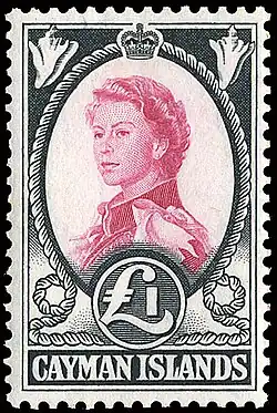 1962: из первого в качестве коронной колонии выпуска,1 фунт стерлингов (Mi #168)