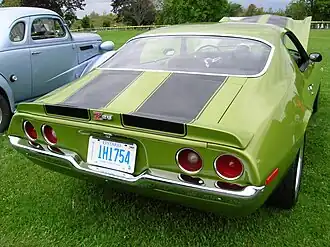 1970 Camaro Z28 с низким задним спойлером