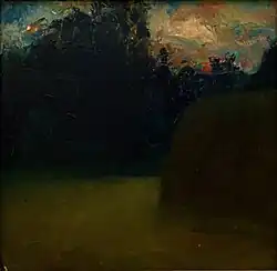 «Пейзаж», к/м, 47×48, 1983