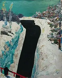 «Чёрная речка», к/м, 70×56, 1985