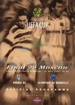 Обложка официальной программы к матчу