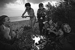 From the series of photographs «Life on the Volga River», Tatarstan, June 2000. Photo by Oleg Klimov