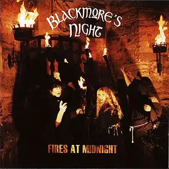 Обложка альбома Blackmore's Night «Fires At Midnight» (2001)