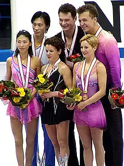 Награждение спортивных пар