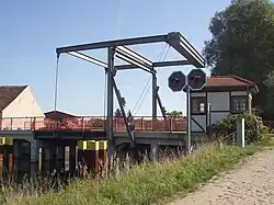 Hubbrücke über den Finowkanal