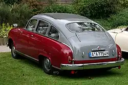 Европейский фастбэк Borgward Hansa 1952—1955 годов.