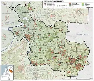 Оверэйссел на карте