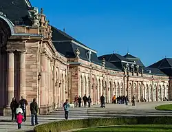 Дворец в Шветцингене. Циркульное крыло. 1748–1749