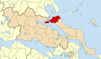 Истиея-Эдипсос на карте