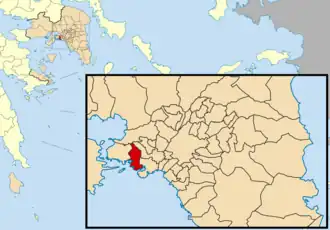 Керацини-Драпецона на карте