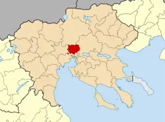 Ореокастрон на карте