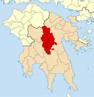 Триполис на карте