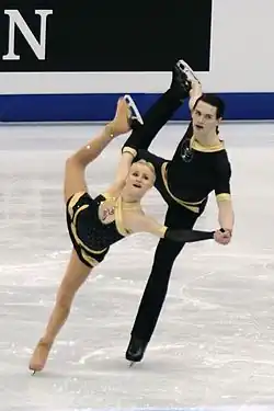 Анаис Моран и Тимоти Лееман  на чемпионате мира 2012