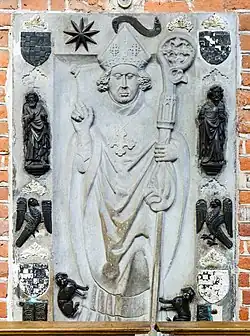 Надгробие Вацлава Легницкого в Нысе