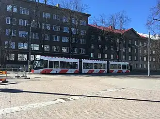 Улица Манеэжи у площади Компасси