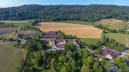 Монастырь с высоты птичьего полёта