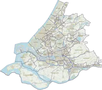 Общины Южной Голландии (2019)