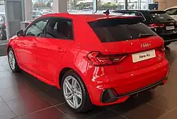 Audi A1 2019(вид сзади)