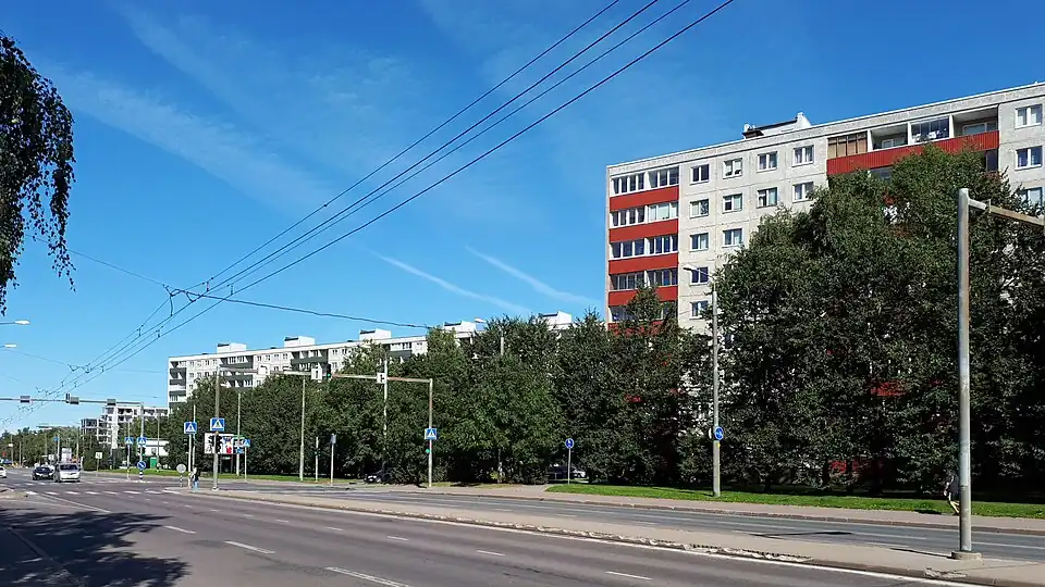 Вблизи остановки «Сяэзе»