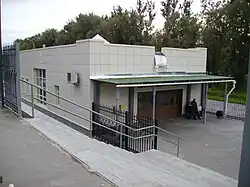 Павильон с турникетами