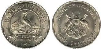 2 шиллинга 1966 года