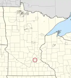 Шакопи на карте