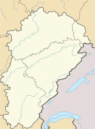 Понтарлье на карте